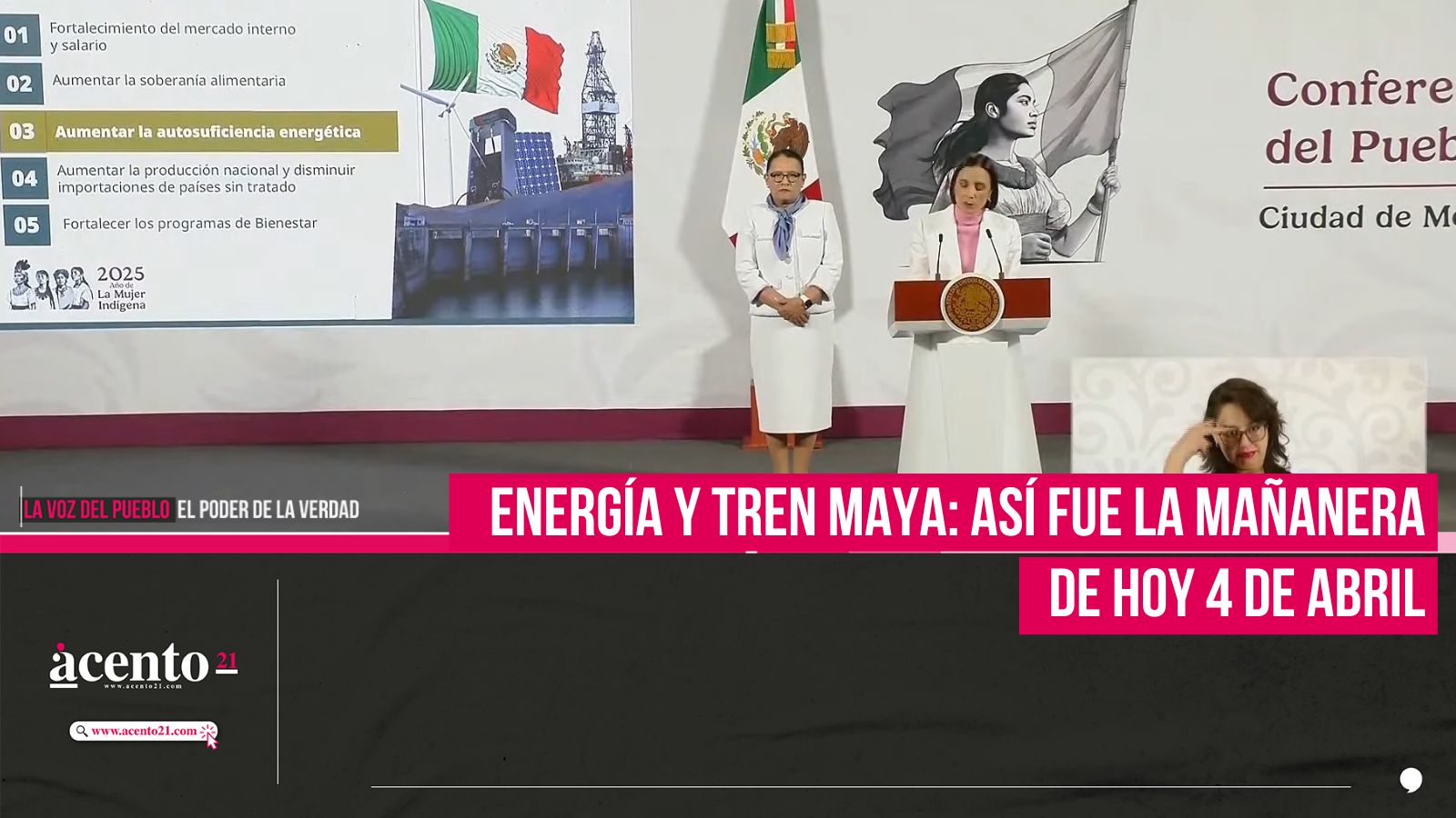 Energía y Tren Maya: Así fue la mañanera de hoy 4 de abril