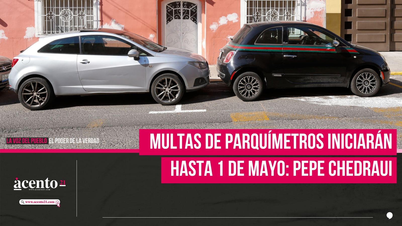 Multas de parquímetros iniciarán hasta 1 de mayo: Pepe Chedraui