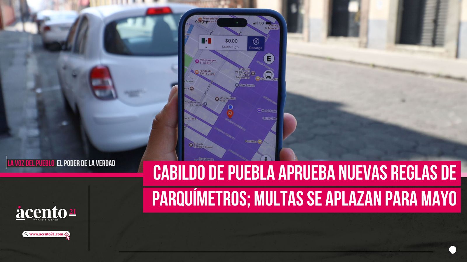 Cabildo de Puebla aprueba nuevas reglas de parquímetros; multas se aplazan para mayo
