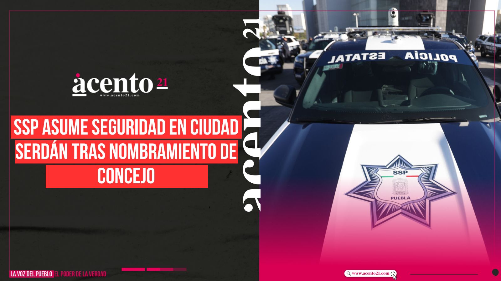 SSP asume seguridad en Ciudad Serdán tras nombramiento de Concejo