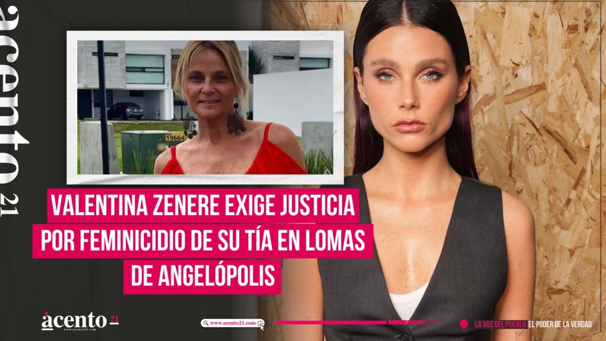 Valentina Zenere exige justicia por feminicidio de su tía en Lomas de Angelópolis