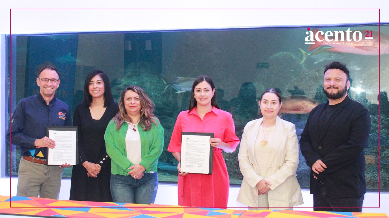 IEE Puebla y Acuario Michin firman convenio para informar a ciudadanos cuando haya elecciones