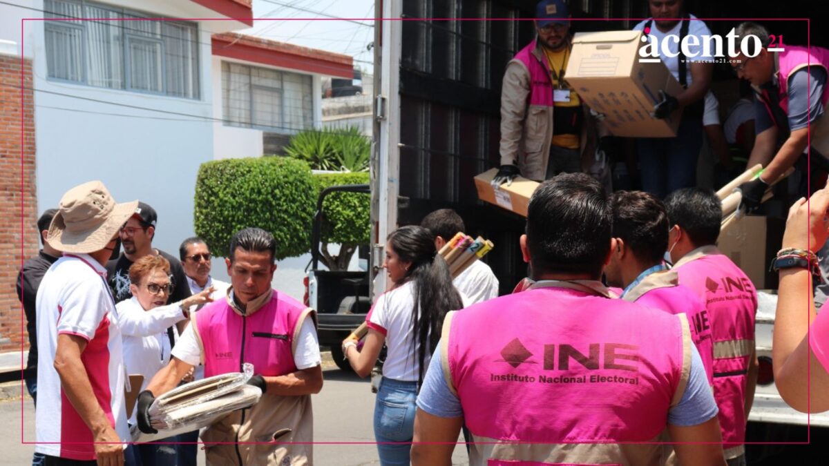 INE Puebla ya tiene la paquetería electoral para elección judicial del 1 de junio