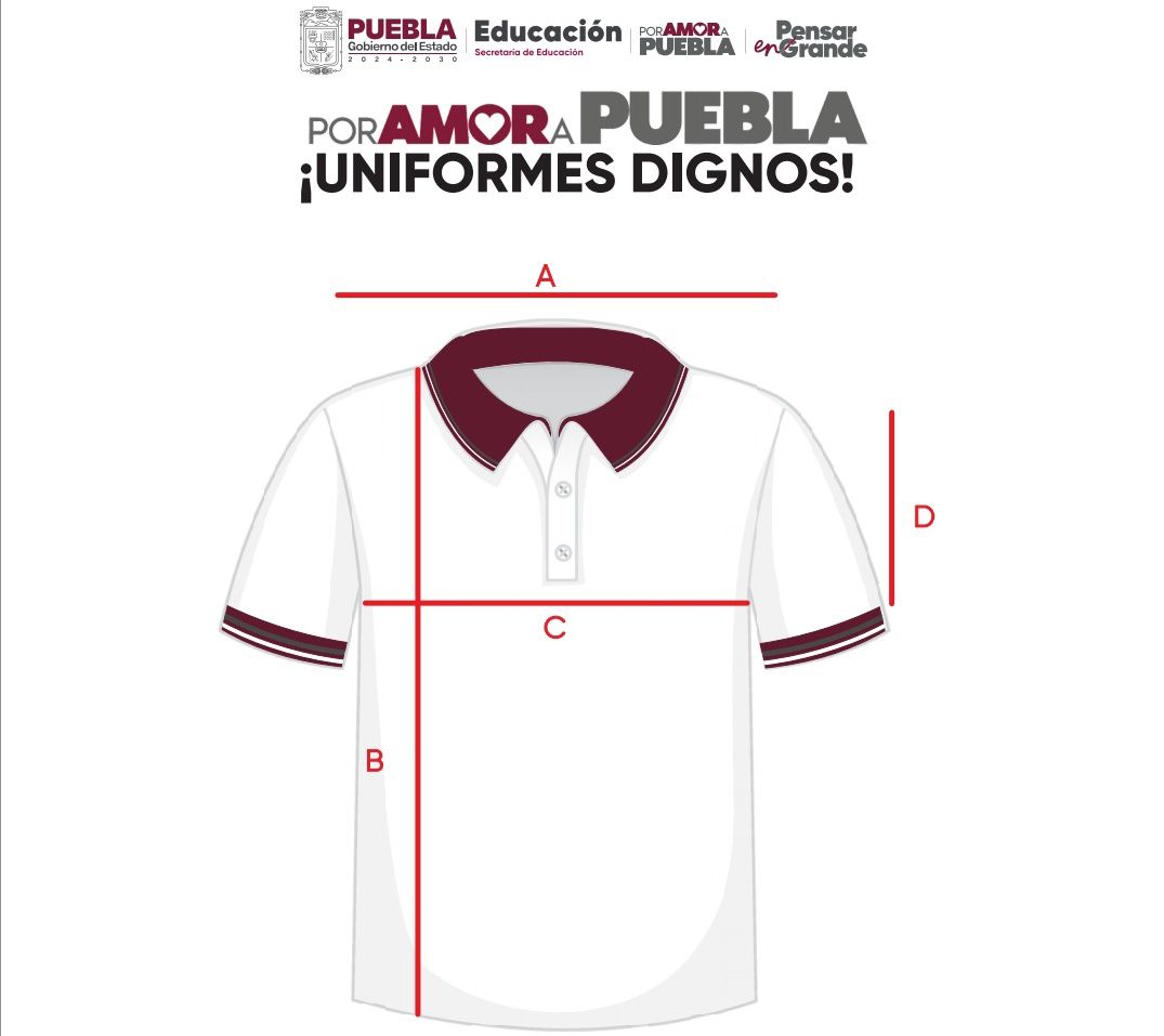 De acuerdos a los prototipos que ya comenzaron a circular, a partir del ciclo escolar 2025-2026 los uniformes serán blancos con guinda.