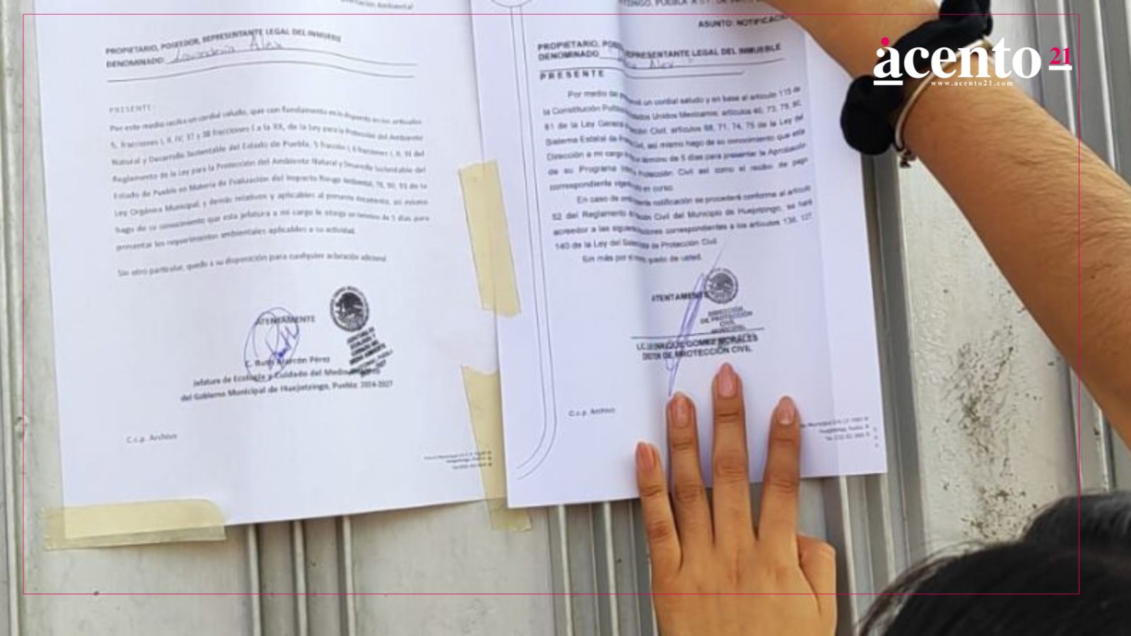 Inician notificaciones a empresas contaminantes en Huejotzingo para su regularización