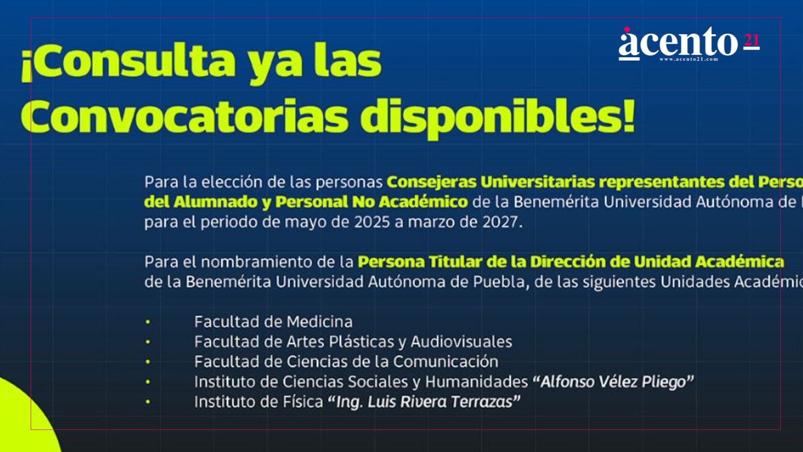 Lanzan convocatoria para renovar consejo universitario de la BUAP