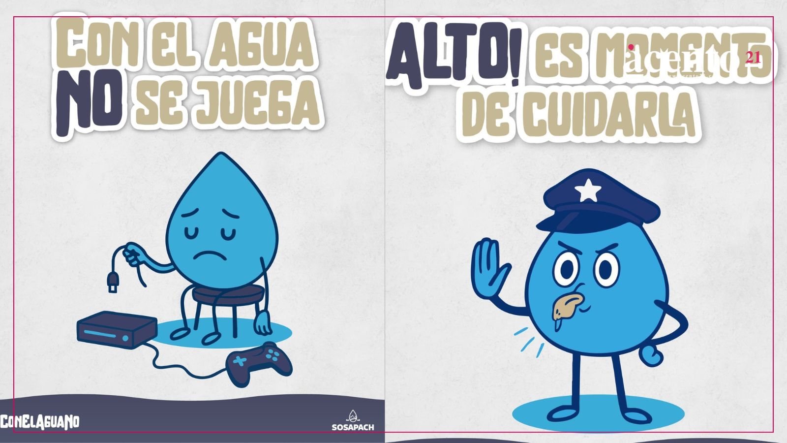 Con el agua no se juega… una campaña del SOSAPACH para crear conciencia