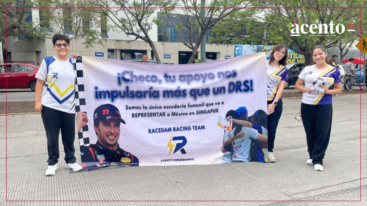 Racedam Racing Team pide apoyo del Checo Pérez para cumplir su sueño de viajar al mundial Stem Racing en Singapur