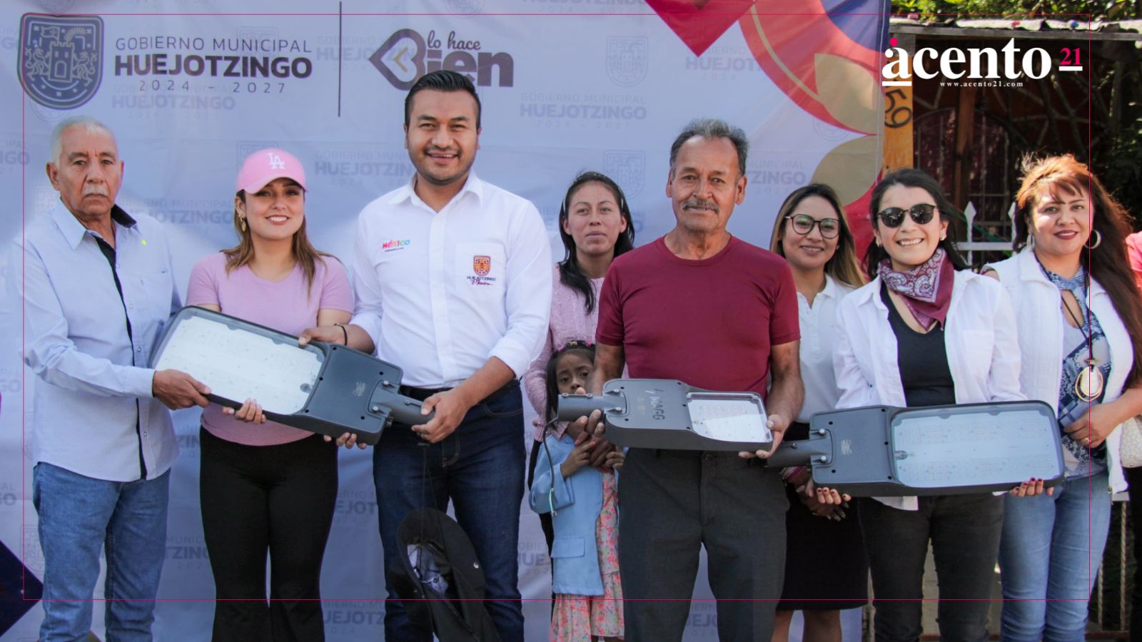 Roberto Solís encabeza la primera faena comunitaria en los encinos realiza mejores en infraestructura y alumbrado público