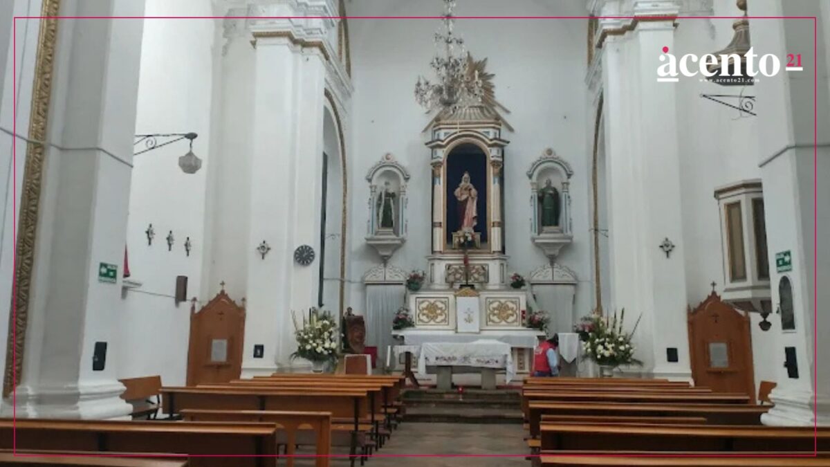 Sin perdón de Dios, ladrones se roban 11 cuadros religiosos de la capilla de Nuestra señora de los Gozos en el centro de Puebla