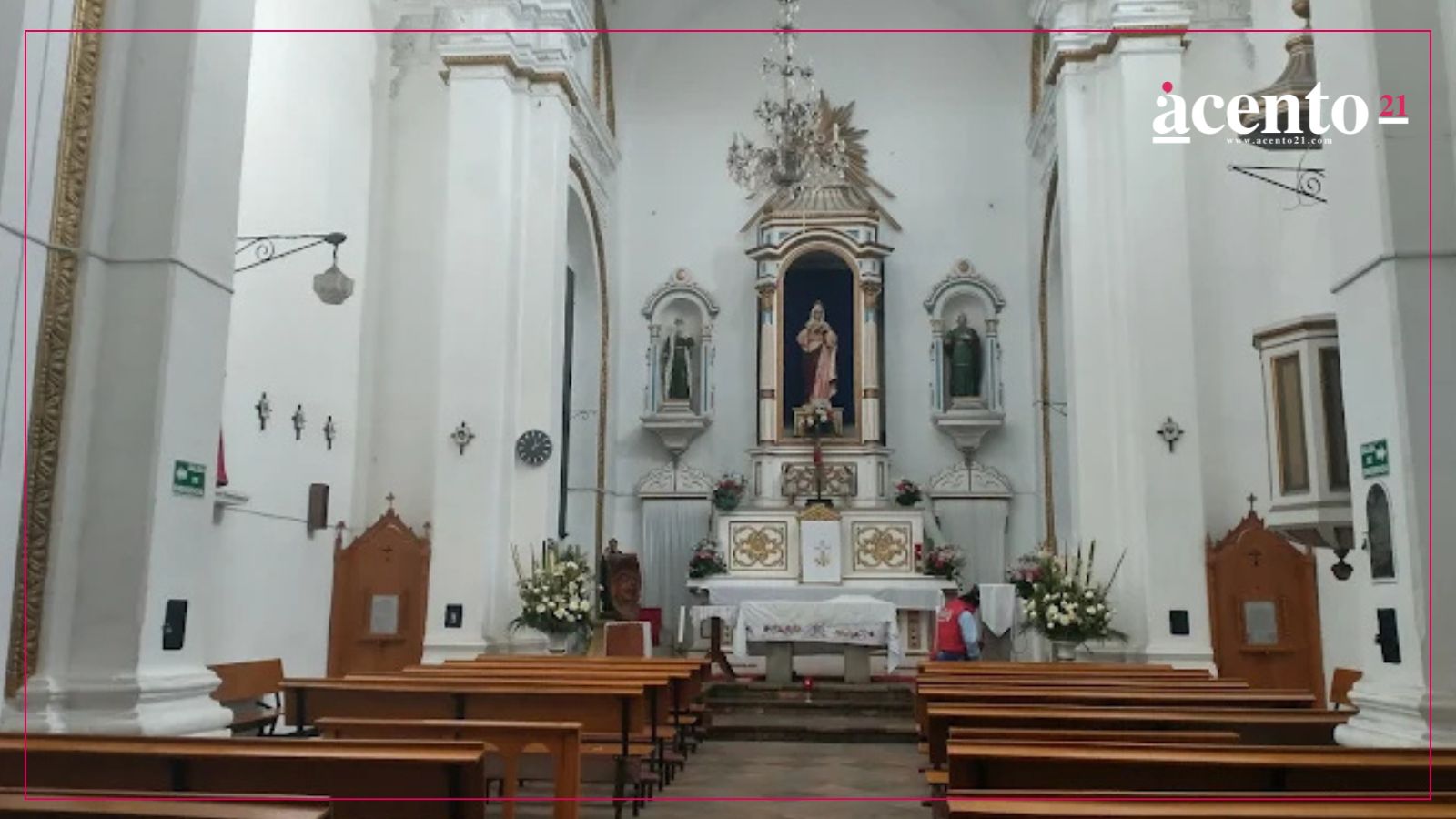 Sin perdón de Dios, ladrones se roban 11 cuadros religiosos de la capilla de Nuestra señora de los Gozos en el centro de Puebla