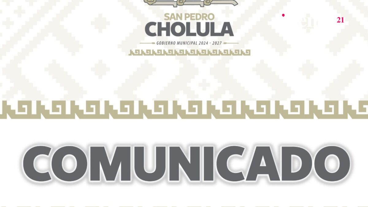 Sobre los apagones registrados en juntas auxiliares y barrios del municipio