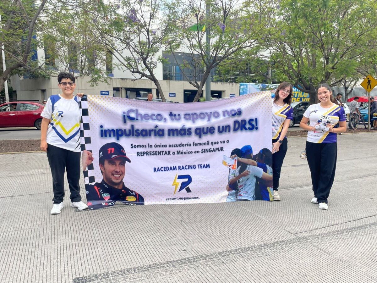 El escuadrón Racedam Racing Team está conformado por jóvenes estudiantes del Colegio Ángeles.