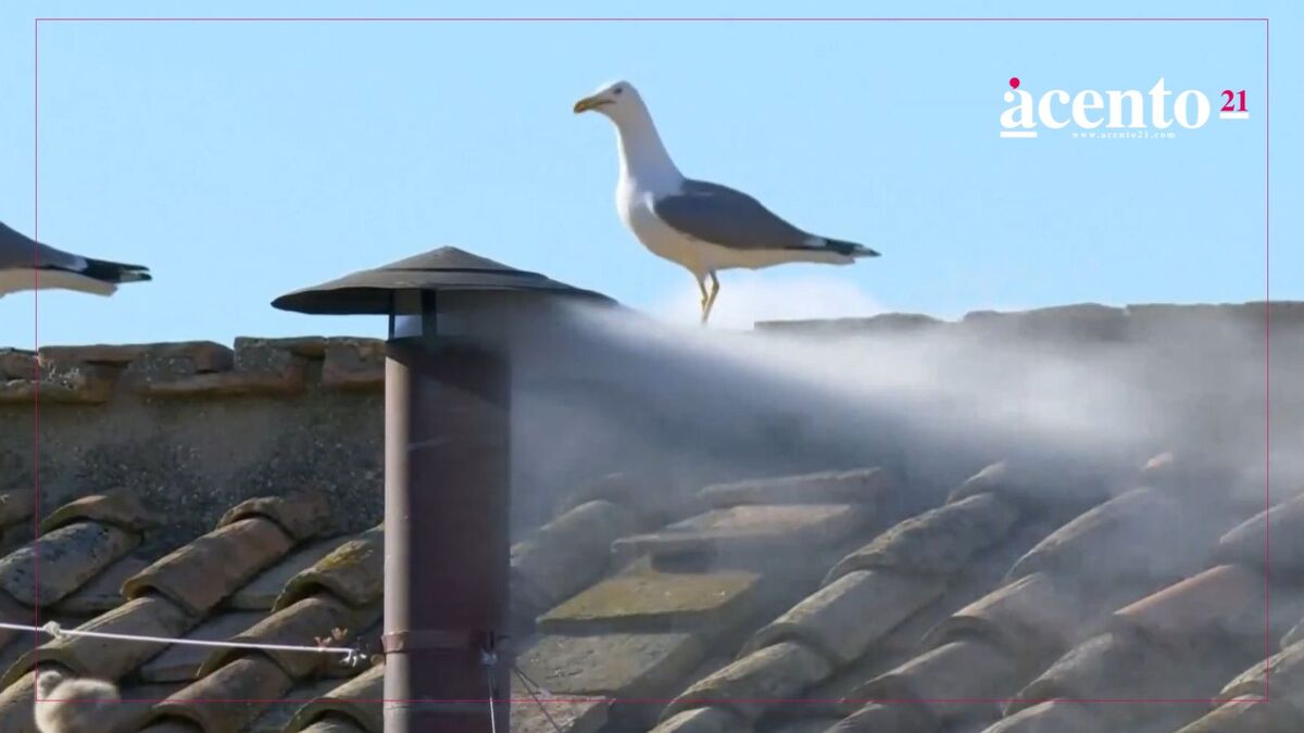 ¡Habemus Papam! Sale humo blanco de la Capilla Sixtina por elección del nuevo Papa