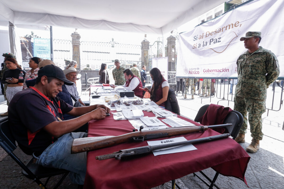 El objetivo del programa  “Sí al desarme, sí a La Paz”, es disminuir la comisión de diversos delitos como asaltos, homicidios o secuestros, entre otros, en todo el estado.