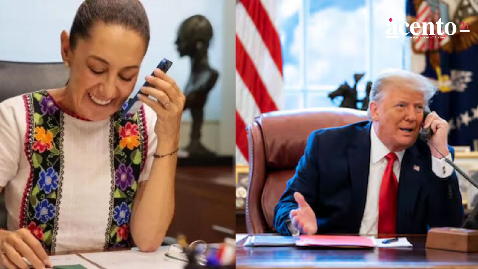 Claudia Sheinbaum dialoga con Trump tras su salida del G7
