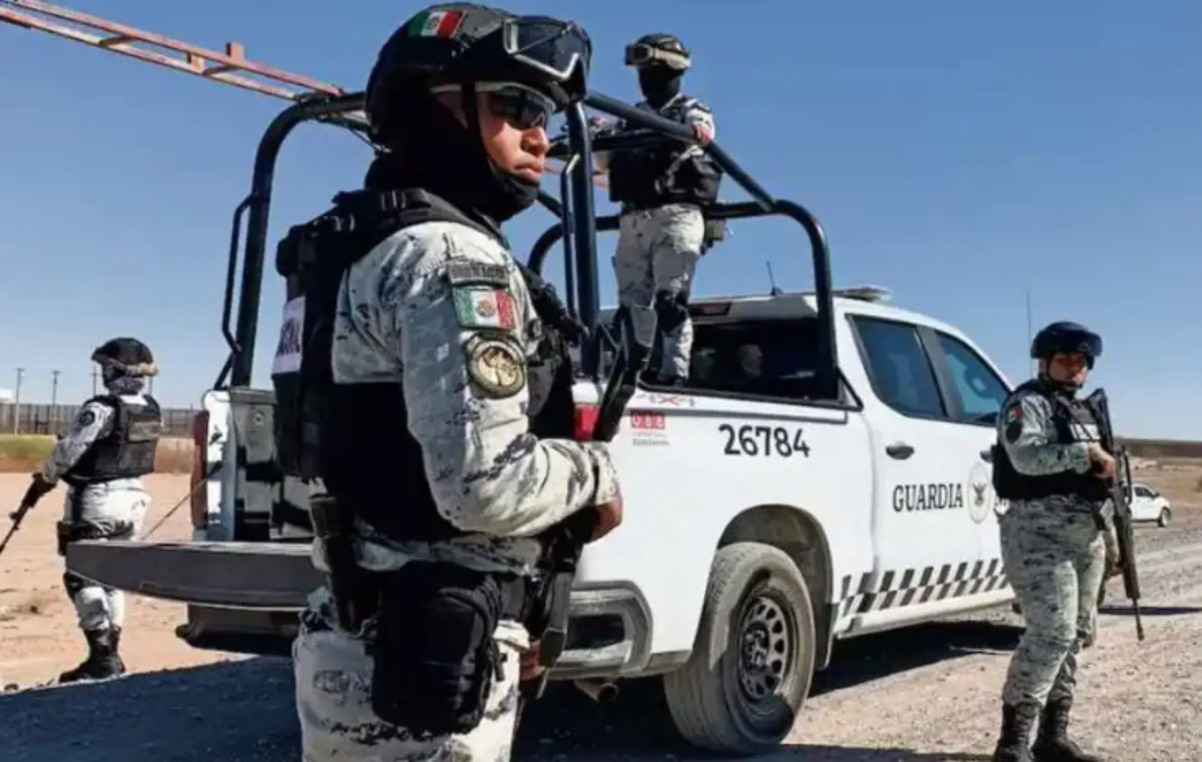 Elementos de la Guardia Nacional borrachos dejan escapar a delincuentes en la ciudad de Puebla