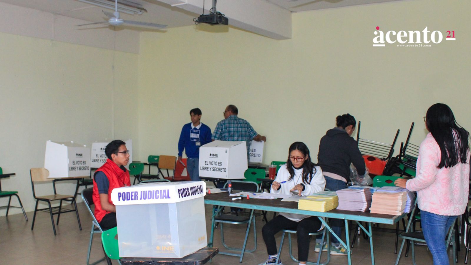 Elección judicial en Puebla arranca con 53% de casillas instaladas