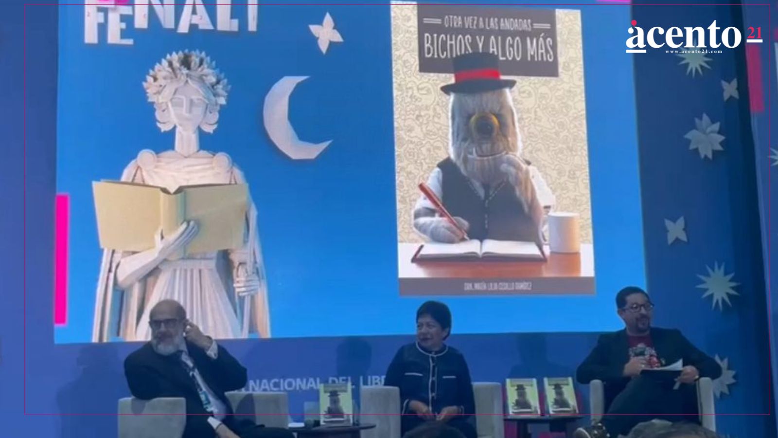 Lilia Cedillo presenta su libro “otra vez a las andadas, bichos algo más”