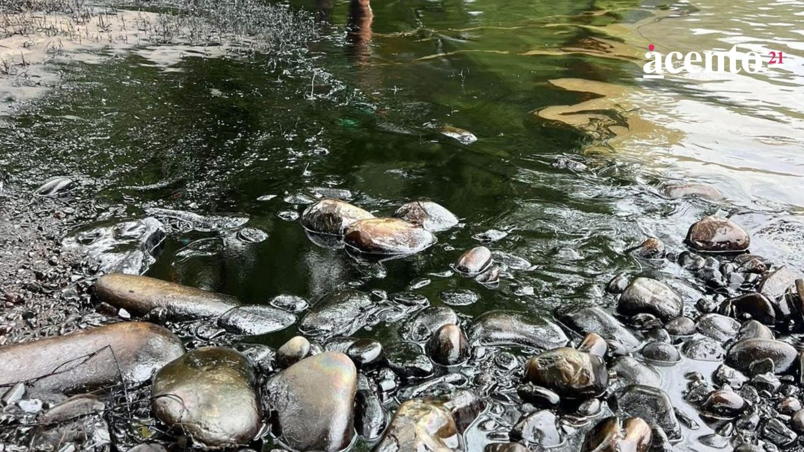 Derrame de petróleo en Río San Marcos en Xicotepec, fue por ruptura de tubería