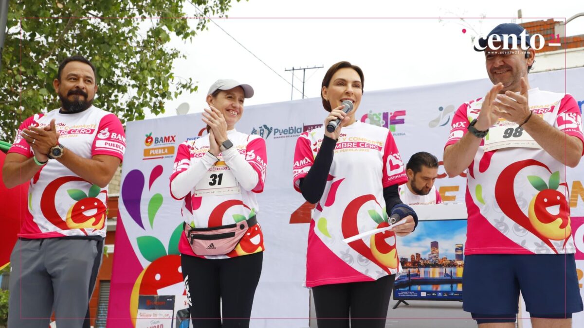 Encabeza MariElise Budib Carrera “Corre y Comparte: Hambre Cero Puebla 2025”