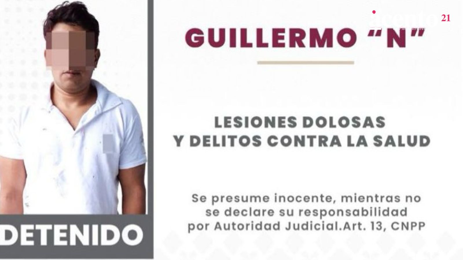Por delitos contra la salud detienen a dos en Puebla