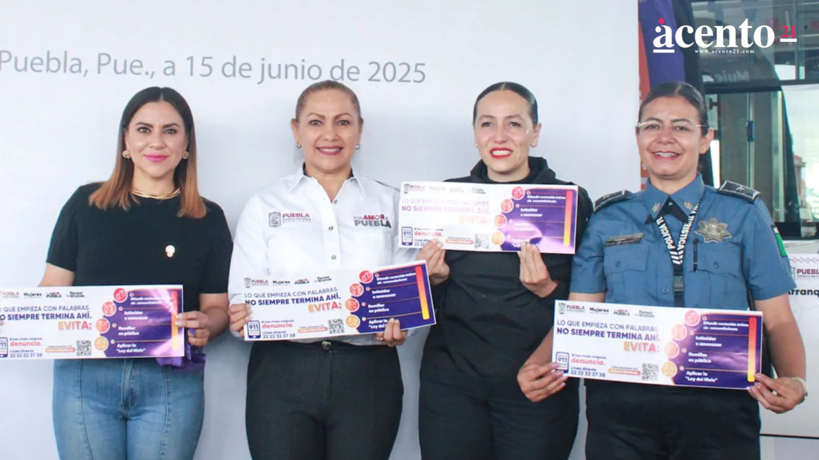 Inician campaña “Libres y Sin Miedo” en unidades de RUTA Puebla