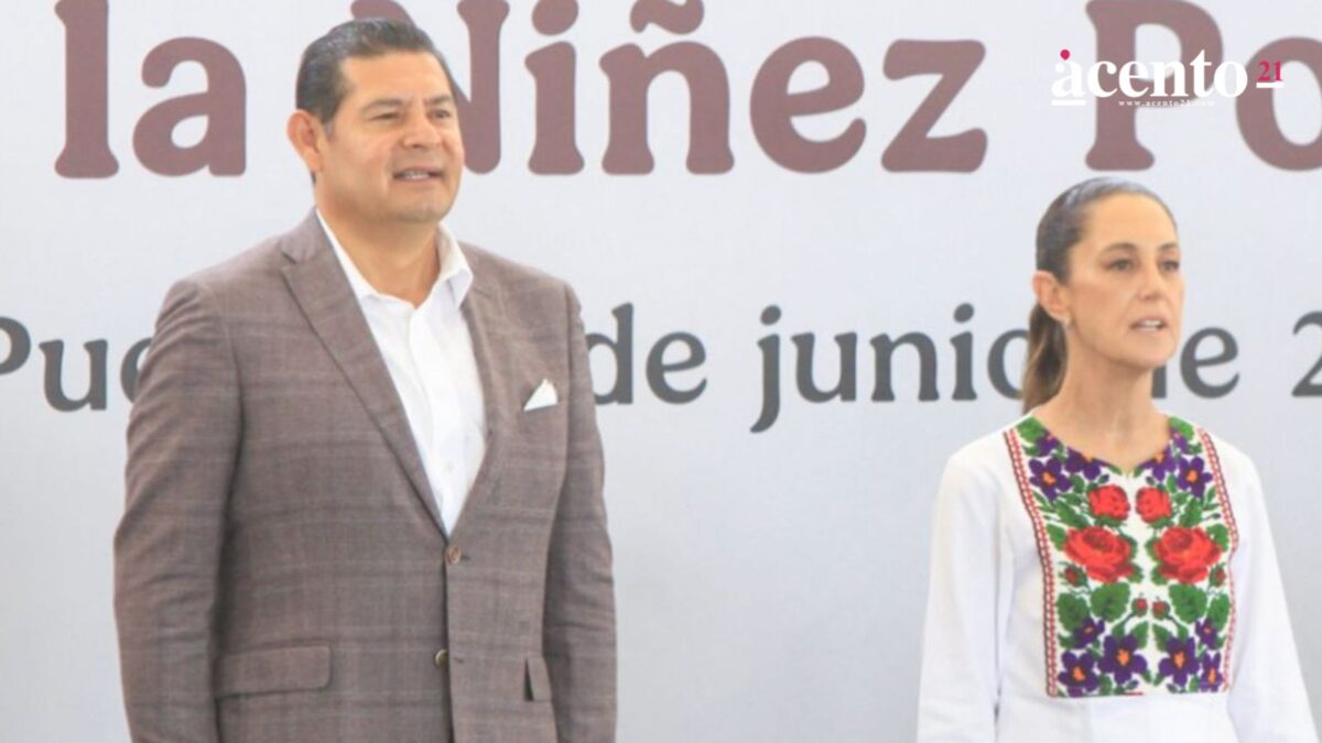 “Respetamos, queremos y admiramos mucho a Alejandro Armenta”: Claudia Sheinbaum en visita a Puebla