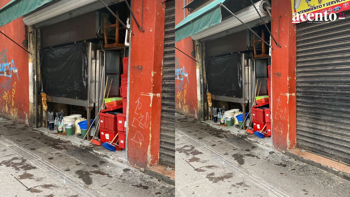 Dan cortinazo a negocio de pollos en pleno Centro Histórico de Puebla