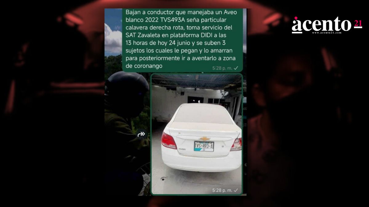 Asaltan a conductor de DiDi en Zavaleta y lo abandonan en Coronango