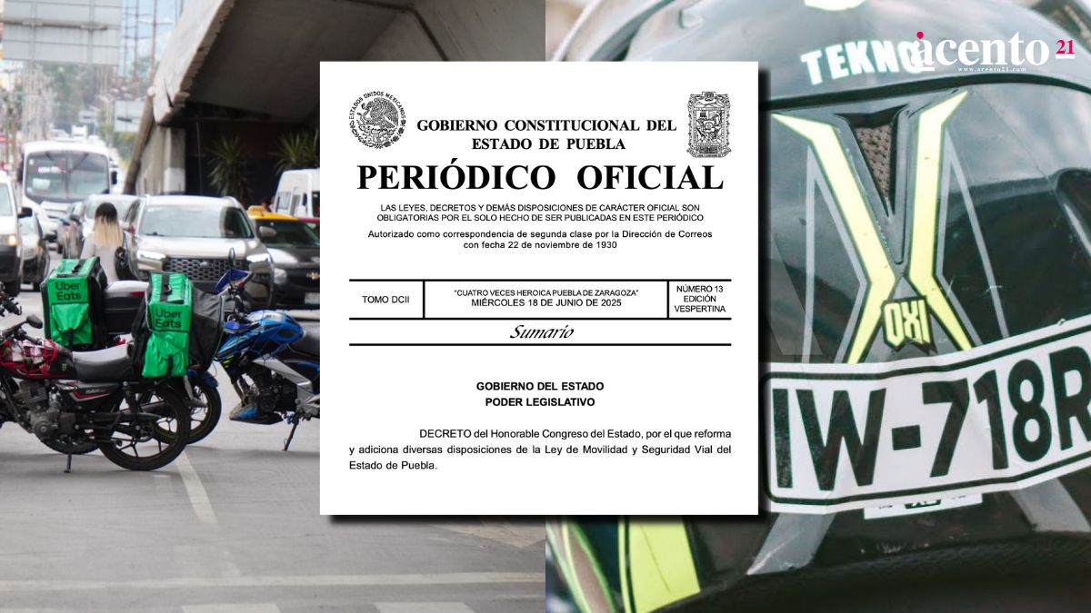 Es oficial: ya entró en vigor la nueva regulación para motociclistas en Puebla