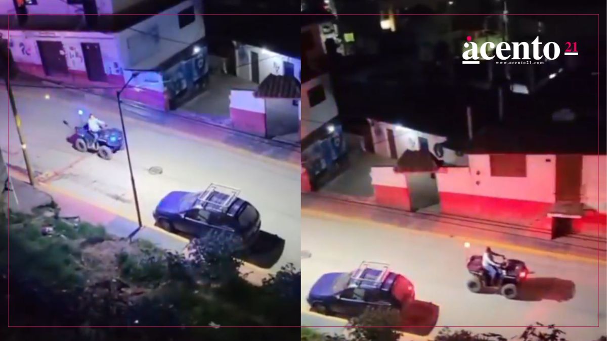 Mujer embarazada y ebria roba cuatrimoto de policía en Tetela de Ocampo