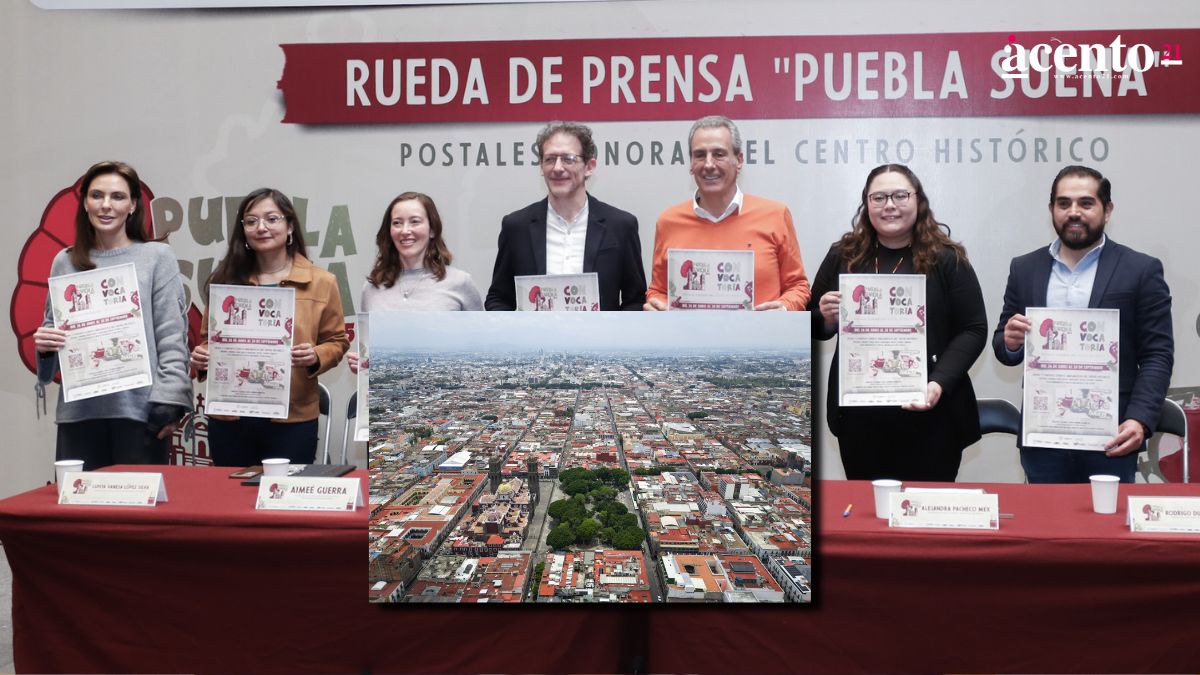 Presentan concurso Puebla Suena 2025 para darle vida al Centro Histórico con postales sonoras