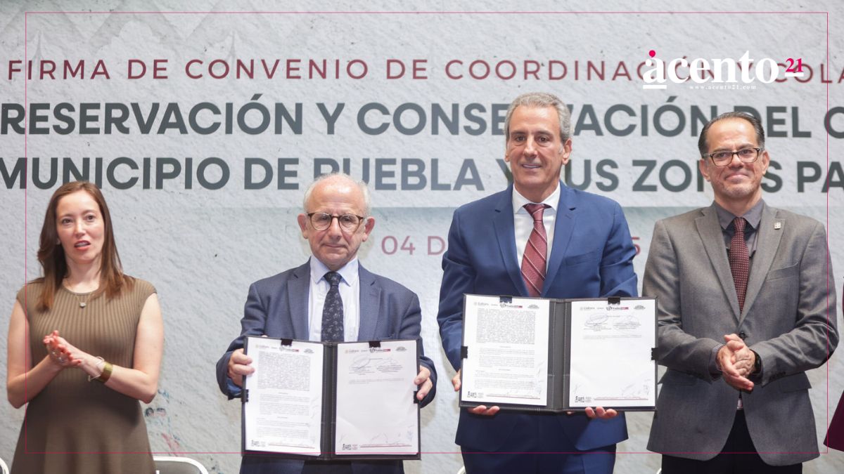 Ayuntamiento de Puebla e INAH firman convenio para instalar casilla ciudadana