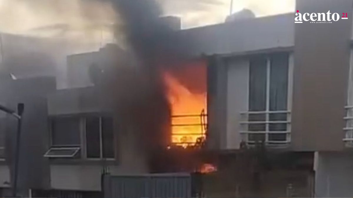 Se incendia casa en Cuautlancingo y mueren madre e hija