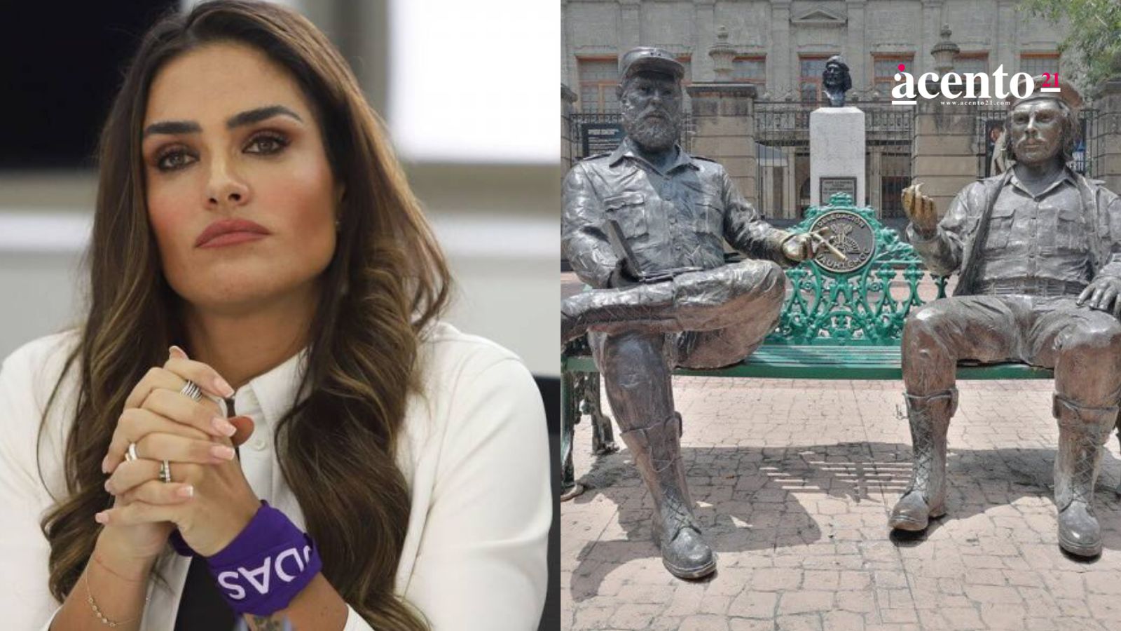 Alessandra Rojo de la Vega quiere subastar esculturas de Fidel Castro y el Che Guevara por ser íconos de la izquierda