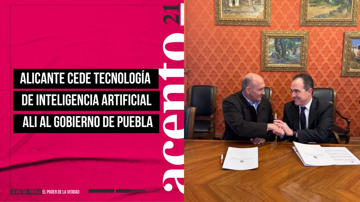 Alicante cede tecnología de inteligencia artificial ALI al gobierno de Puebla