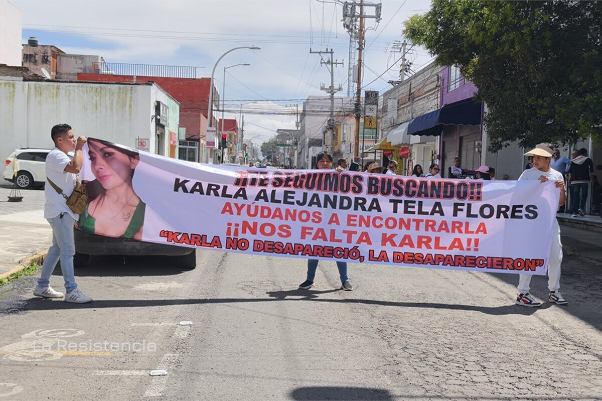 Un año sin Karla Tela Flores: Familia se manifiesta para exigir su pronta localización | Foto: La Resistencia