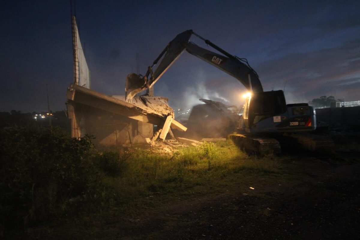 Ayuntamiento de Puebla retira obras ilegales en La Covadonga
