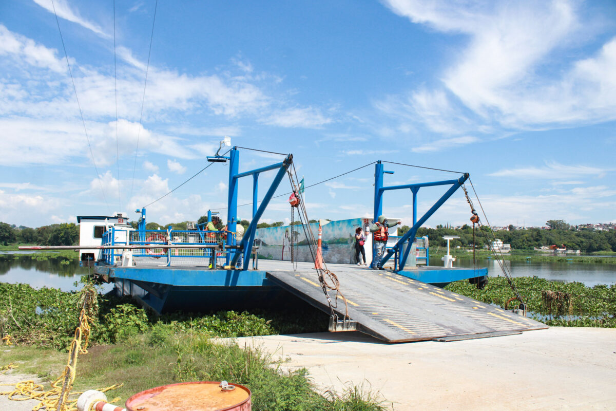 Ya inició la construcción del puente vehicular de La Panga, que conectará las juntas auxiliares de San Baltazar Tetela y Los Ángeles Tetela.