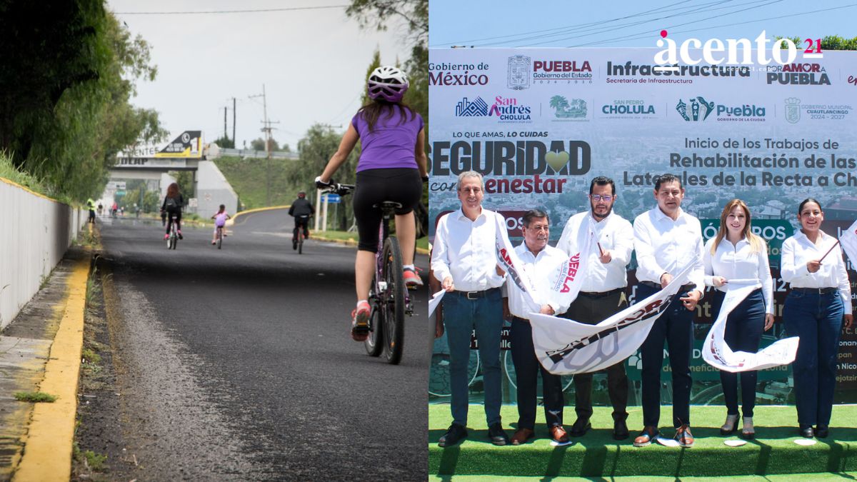 Inicia rehabilitación de laterales de la Recta a Cholula
