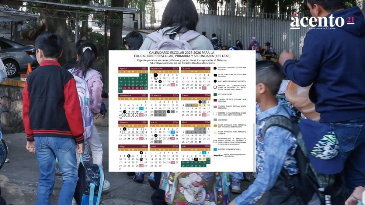 Lanzan calendario escolar 2025-2026: regreso a clases, asuetos y periodos vacacionales