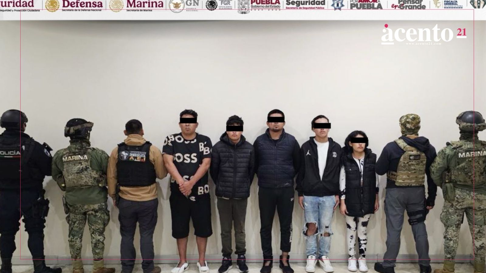 SSP anuncia detención de cinco sujetos identificados como generadores de violencia