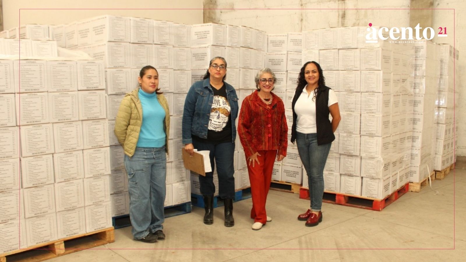 Gobierno de Tonantzin Fernández recibe apoyos alimentarios para grupos vulnerables