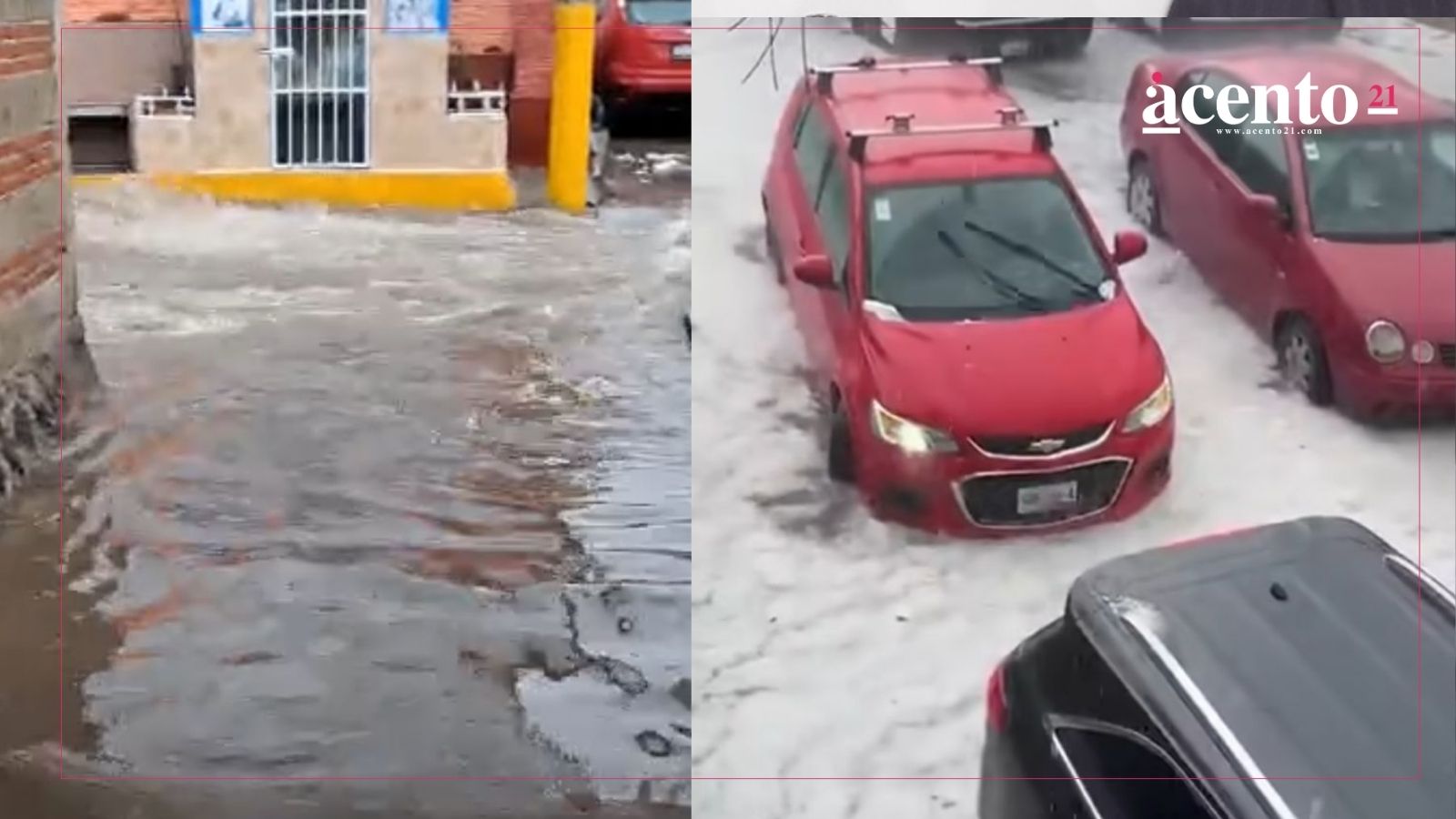 Lluvia y granizo deja afectaciones en la Ignacio Romero Vargas