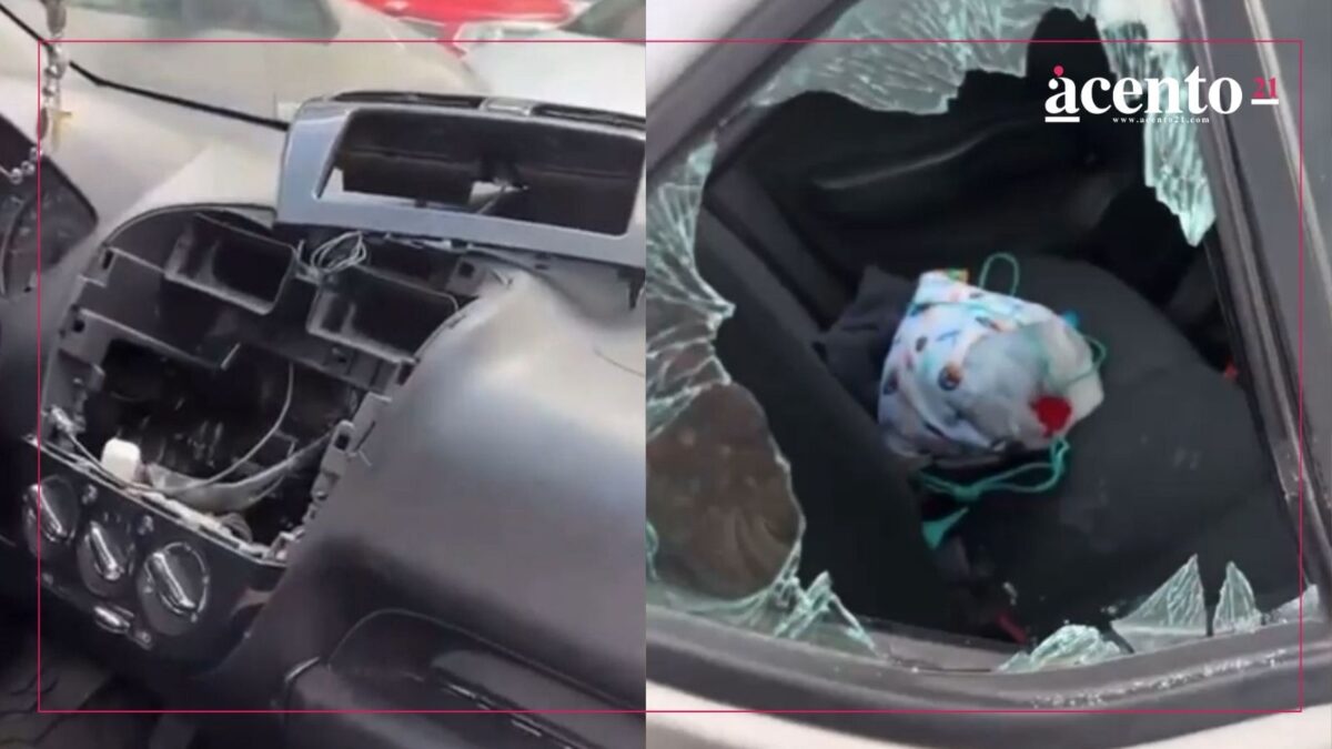 Denuncia que rompieron cristales y robaron estéreo de auto en estacionamiento de Parque Puebla