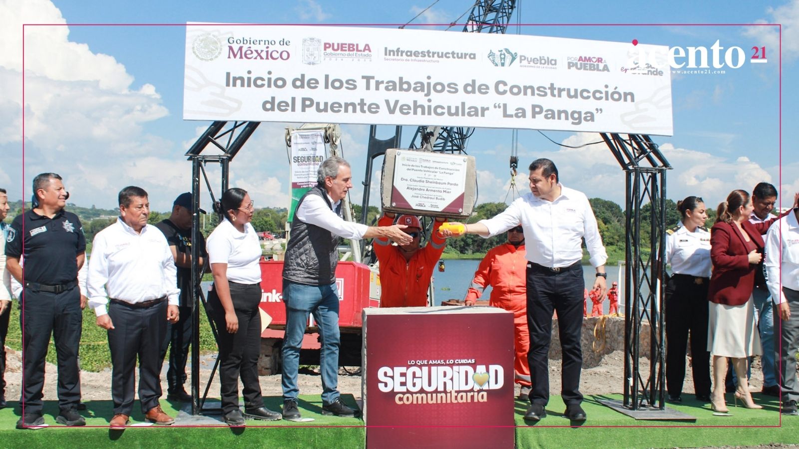 Inicia construcción del puente vehicular de La Panga; obra salda solicitudes desde hace 20 años