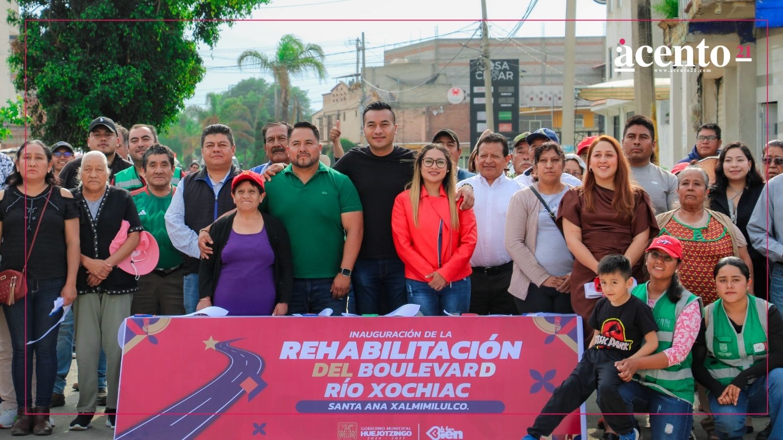 Con la inauguración del Boulevard “Río Xochiac”, Roberto Solís culmina exitosamente la primera etapa del “Rescate Carretero” en Huejotzingo