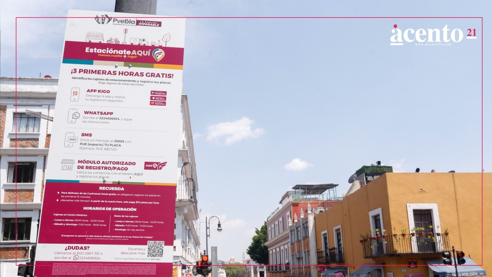 Ayuntamiento invertirá ingresos de parquímetros de Puebla por cuadra