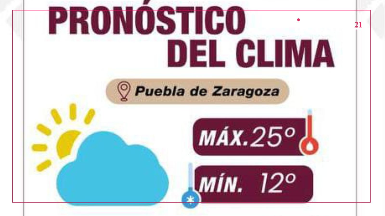 Informa Gobierno de la Ciudad pronóstico del clima y reporte del volcán Popocatépetl